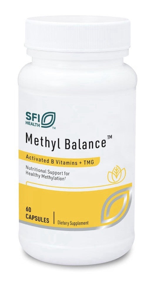 SFI Health Methyl Balance Activated B Vitamins + TMG Healthy Methylation 60 Caps