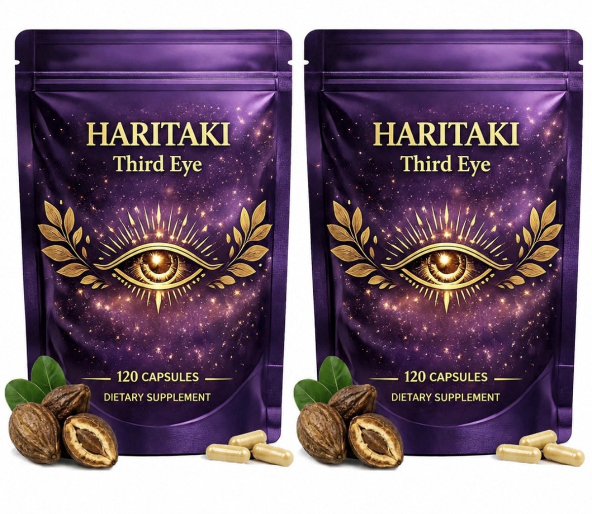 HARITAKI Third Eye Mental Clarity Awaken Intuition  Inner Balance Energy 2 Pack