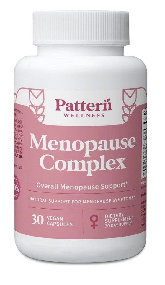 Pattern Wellness Menopause Complex Natural Supports Menopause Symptoms 30capsule