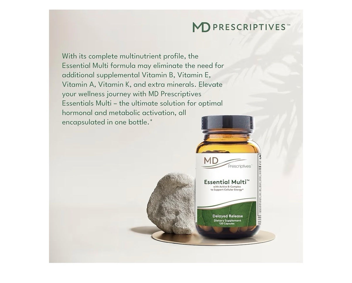 MD Prescriptives Essential Multi Active B Complex Cellular Energy Support 120Cap