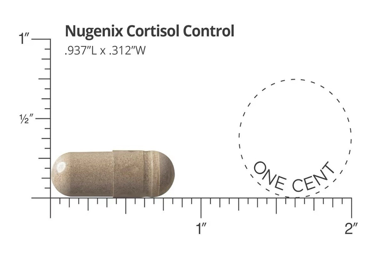 Nugenix Cortisol Control Adaptogen- Packed Adrenal Optimizer For Men 2 Pack