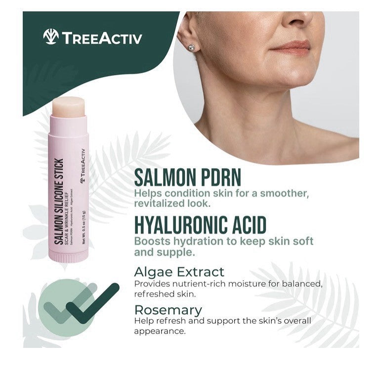 TreeActiv Salmon PDRN & Silicone Scar Stick Balm Scar & Wrinkle Relied 1 Pcs