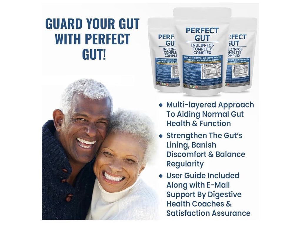 Perfect Gut: Inulin FOS Powder for Gut Health Prebiotic Inulin Prebiotic 2 LBS