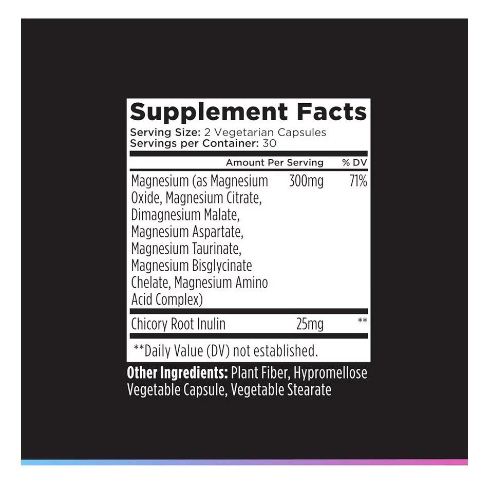 Livingood Daily Magnesium Supplement with Magnesium Glycinate Citrate Oxide 60ca