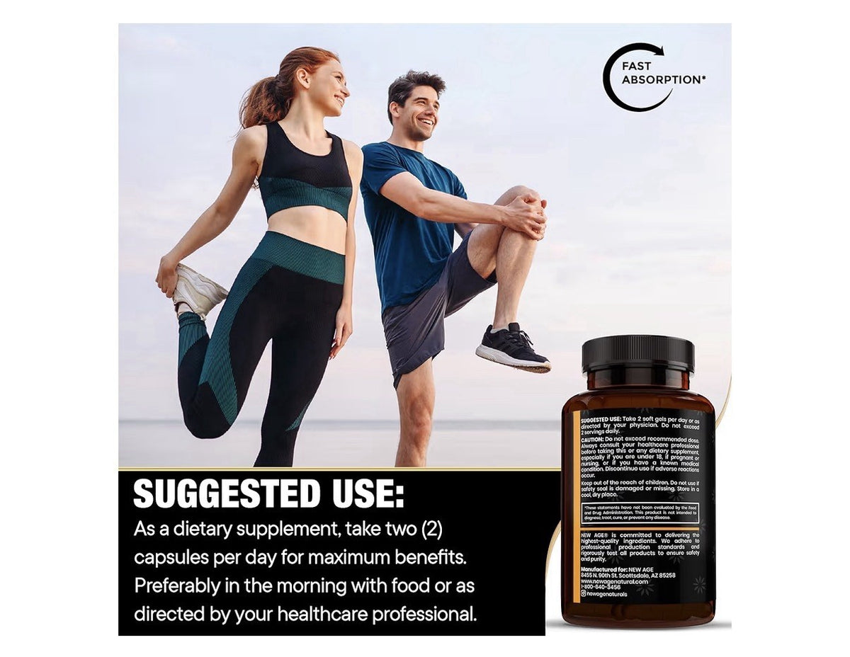 2 Pack NEW AGE Black Seed Oil 1000 MG Cold Pressed Nigella Stavia Black Cumin