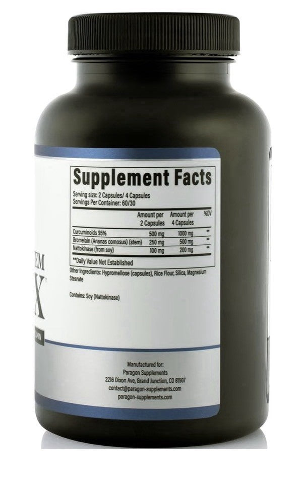 Paragon Supplements Immune System D-TOX Spike Protein Removal Detox 120capsules