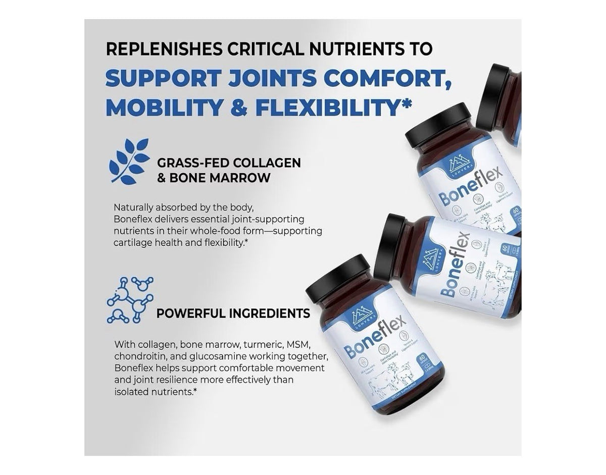 Lonvera Boneflex Joint Cartialige Tendon Ligament Support All In One 60 Capsules