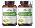 Zazzee Dandelion Root Digestive Water Balance Liver Support 8 Month Supply 2Pack