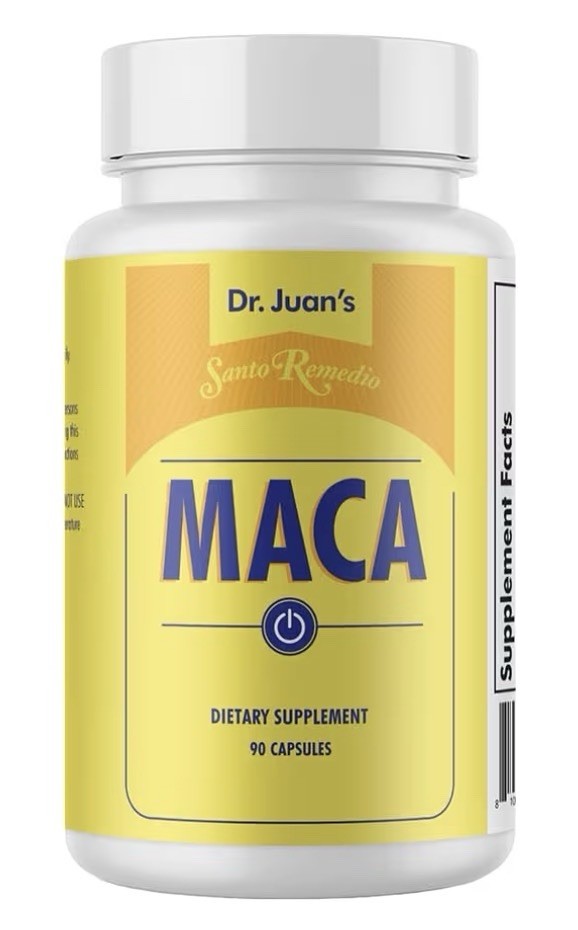 Santo Remedio Maca Helps Support Healthy Energy Levels Dietary Supplement 90caps