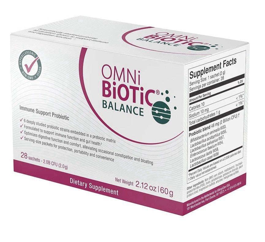 OMNi BiOTiC Balance Immune Support Probiotic Gut Digestive Health 28 Sachets