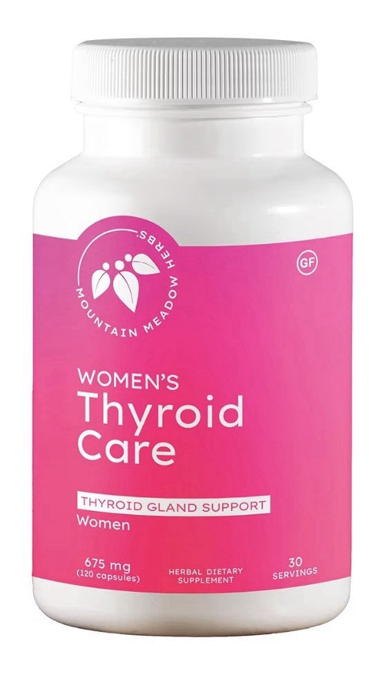 Mountain Meadow Herbs Women's Thyroid Care Natural Herbal Supplement 120Capsules