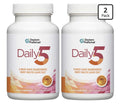 2 Pack DOCTORS' PREFERRED Daily5 Multivitamin Must 5 Have Ingredients Women Men