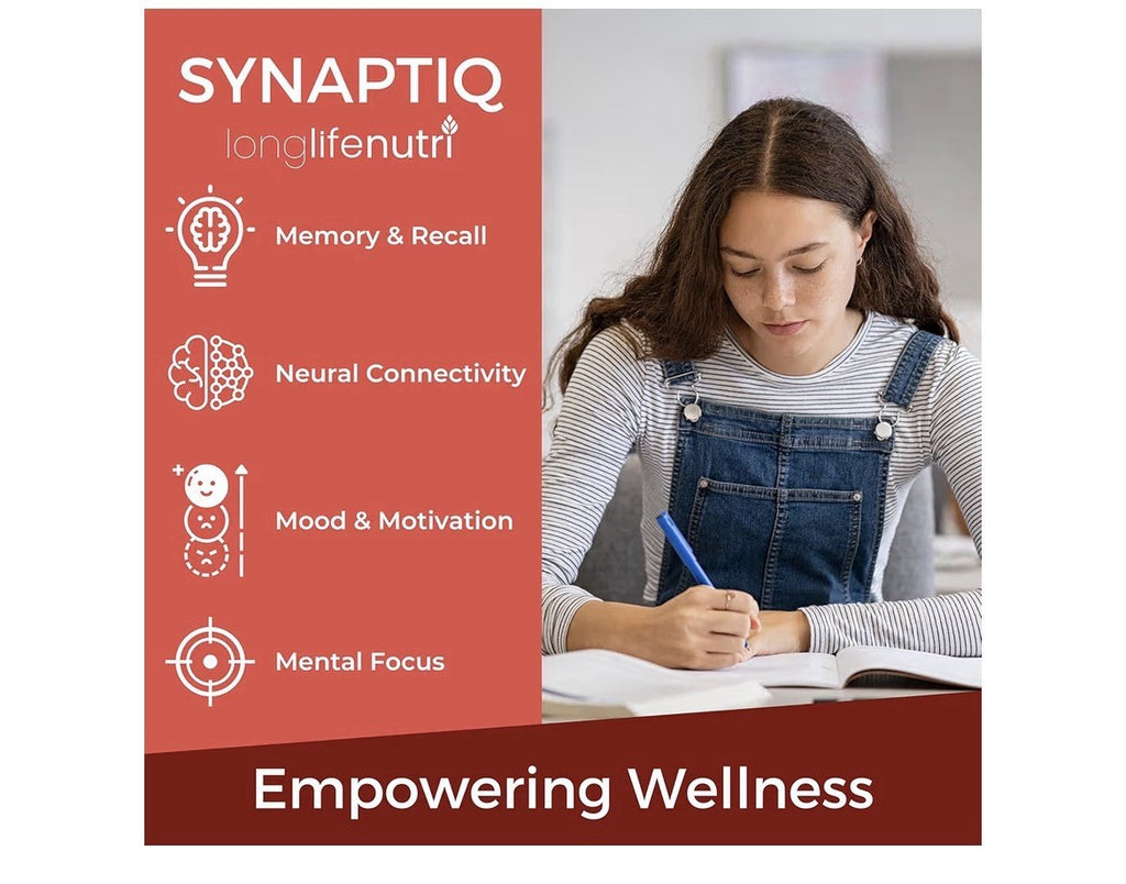 LongLifeNutri Synaptig 1000mg Alpha GPC + Uridine Monophosphate 600mg 180capsule