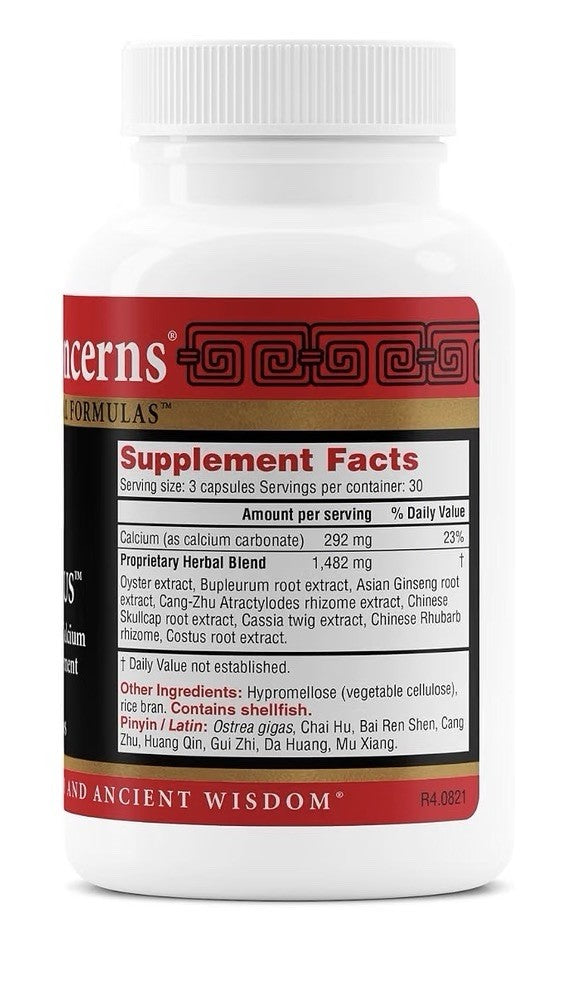 Health Concerns Ease Plus Bupleurum & Calcium Herbal Supplement 90 Capsules