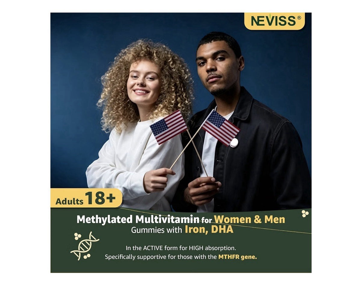 Neviss Methylated Multivitamin for the Whole Family Kids Men Women 50+ 90Gummies