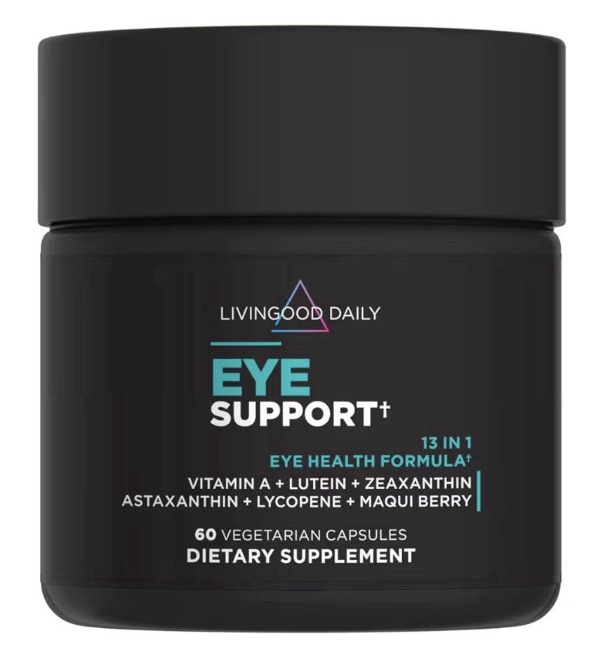 Livingood Daily Eye Support Eye Health Formula 13-in-1 Vision Supplement 60 Caps