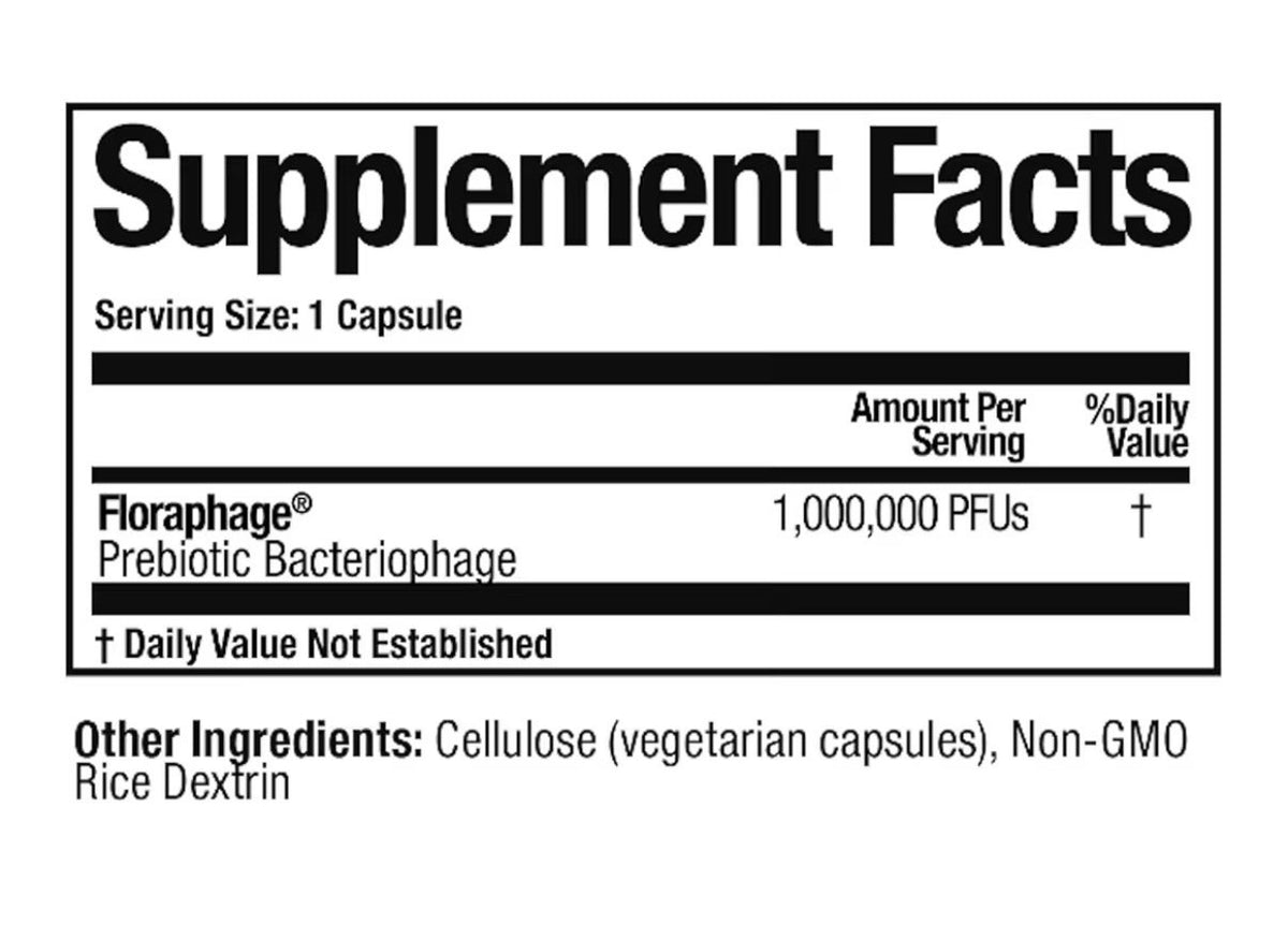 Arthur Andrew Medical Floraphage Probiotic Multiplier Prebiotic Formula 90 Caps
