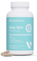 VitaMedica Clear Skin Formula Skin Clarifying Supplement For Women & Men 60caps