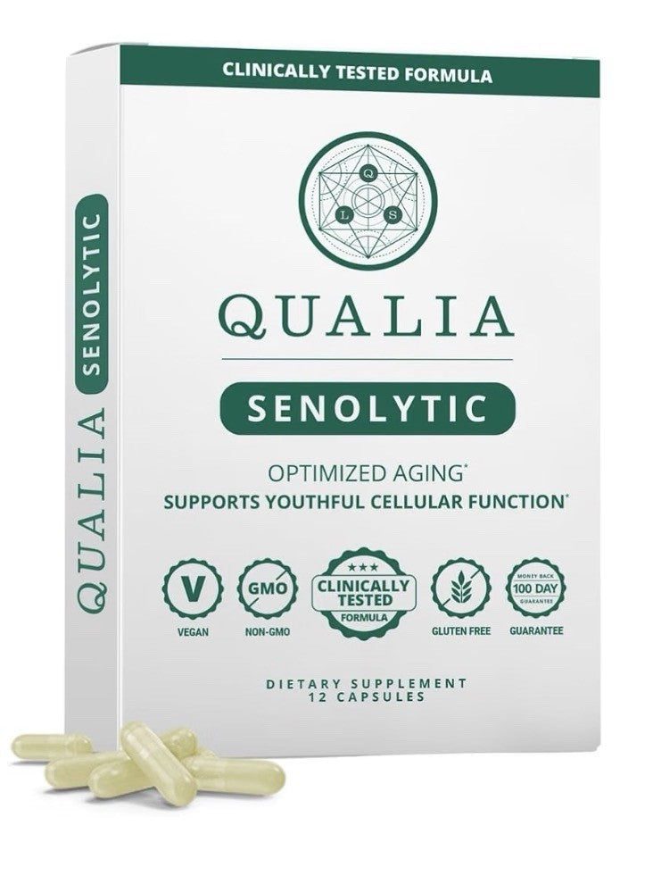 2 Pack QUALIA Senolytic Supports Youthful Cellular Function Optimized Aging
