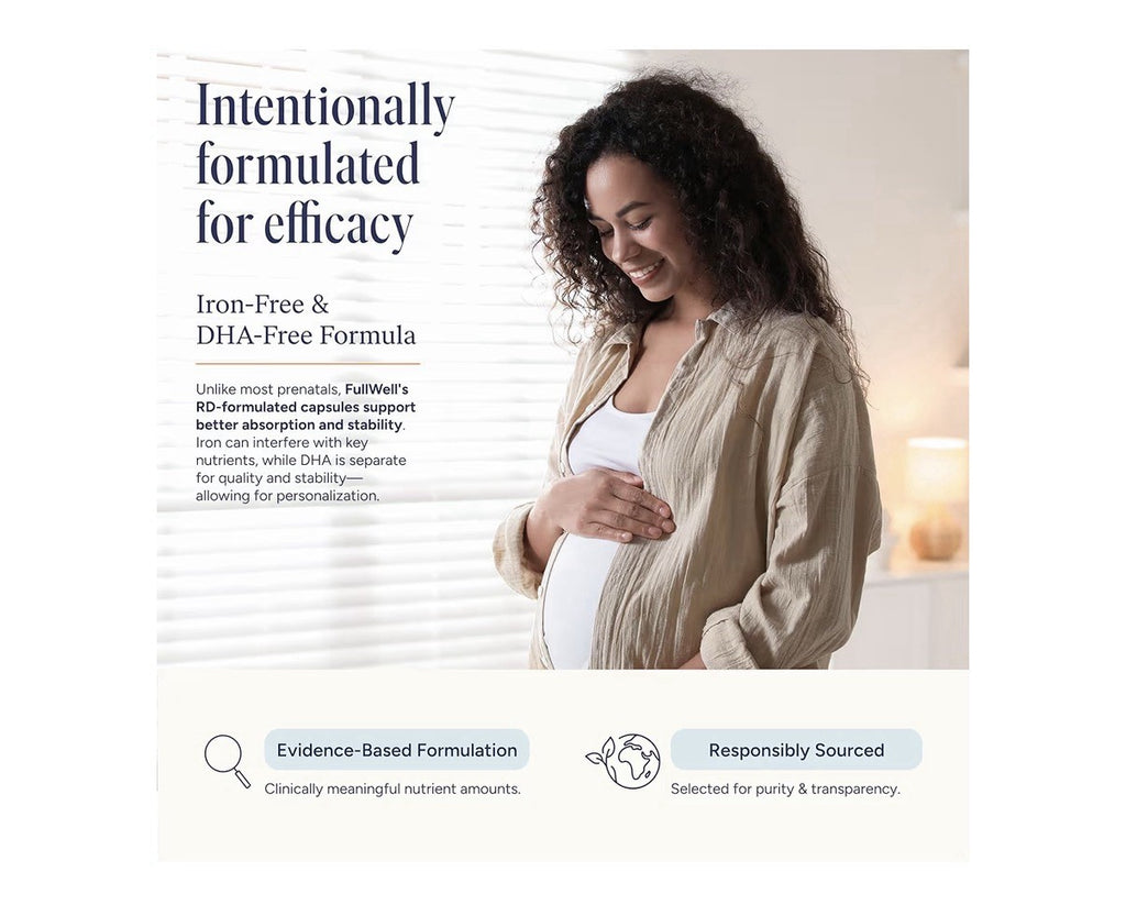 FullWell Prenatal Multivitamin Optimal Nutrients For Women Pregnancy 240capsules