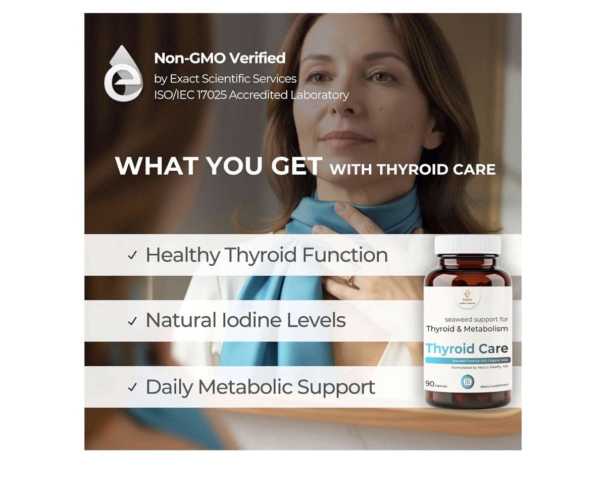 Sana Herbal Sciences Thyroid Care Seawood Formula Thyroid & Metabolism 90capsule
