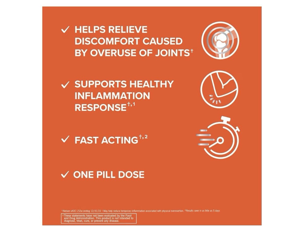 Qunol Joint Health with Turmeric Relieves Discomfort Supports Inflammation 45cap