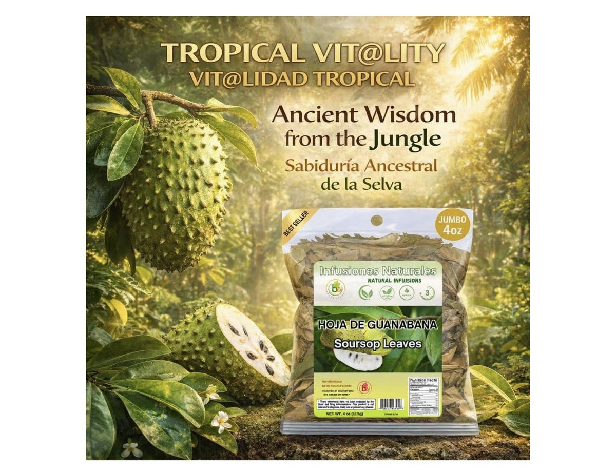 B-Experts Hojas De Guanabana Soursop Leaves Tea 100% Natural 4 oz