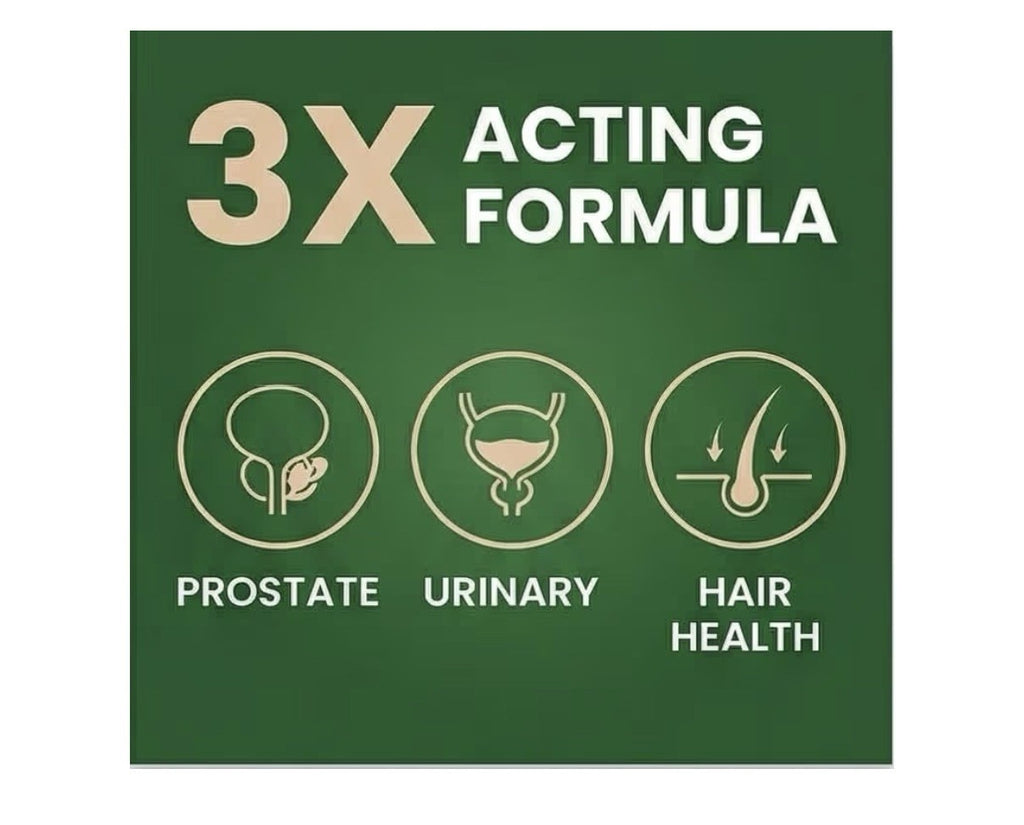 AlphaHealth+ Prostavit Prostate Support Urinary Bladder Hair Health 60 Capsules