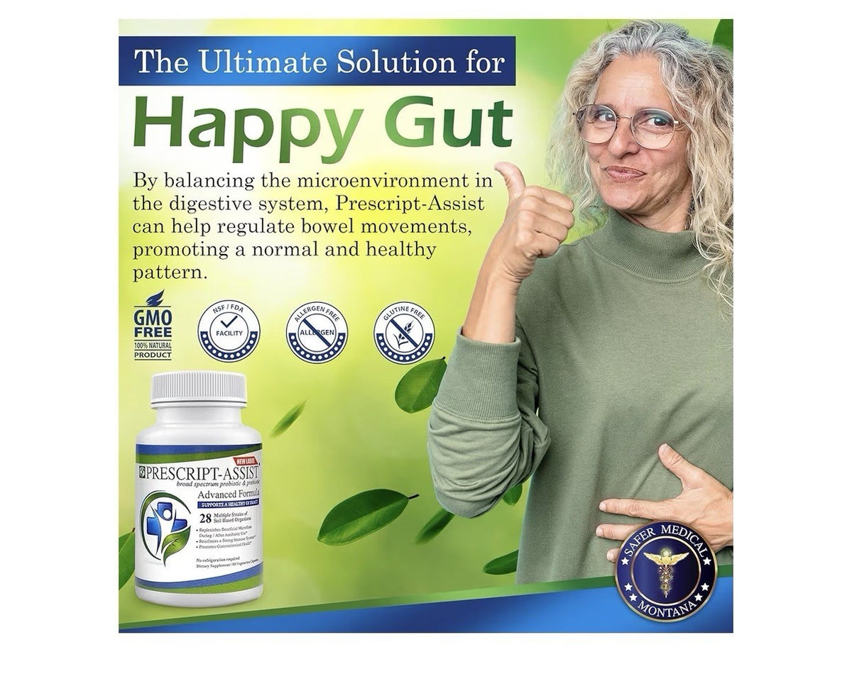 Prescript-Assist Light 28 Strains Soil Microflora Probiotic And Prebiotic 90caps