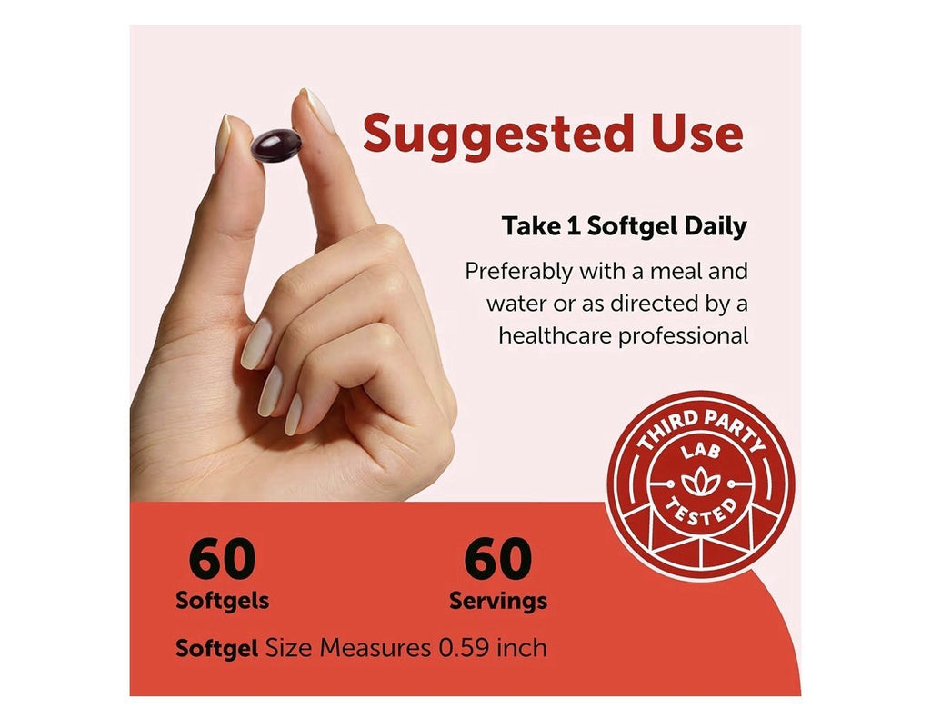 Micro Ingredients Astaxanthin 12mg From Microalgae Triple Strength 60 Softgels