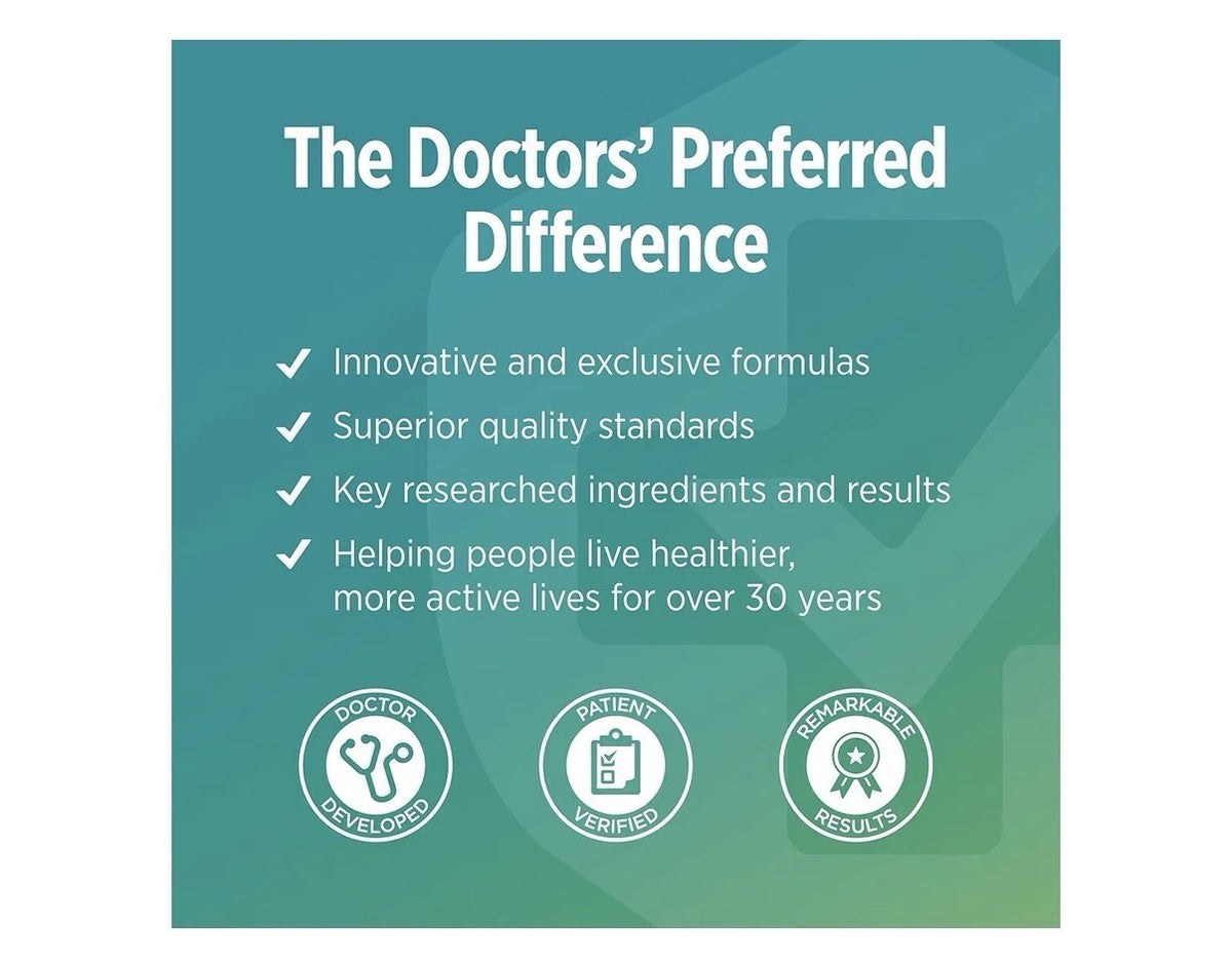 DOCTORS' PREFERRED Daily5 Multivitamin Must 5 Have Ingredients Women Men 90 Caps