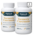 Pattern Wellness Turmeric Curcumin with BioPerine Joint Cognitive Support 2 Pack