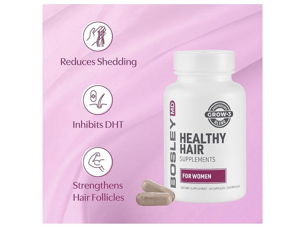 BosleyMD Healthy Hair Supplements for Women SUPLEMENTOS PARA UN CABELLO SANO 60c