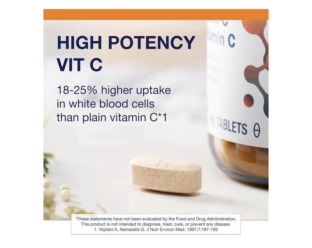 Metagenics Ultra Potent-C 1000 Vitamin C Immune Health Support Antioxidant 90cap
