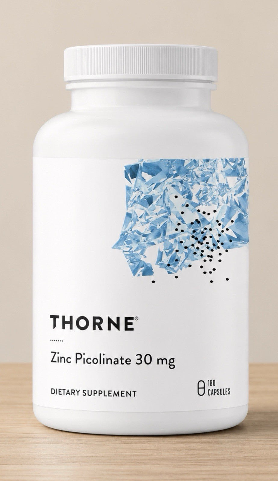 THORNE Zinc Picolinate 30 mg Dietary Supplement 180 Capsules