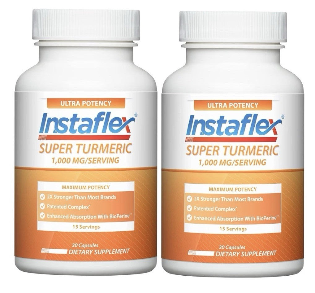 Instaflex Super Turmeric 1000 mg Per Serving Turmeric Curcumin 30 Capsules