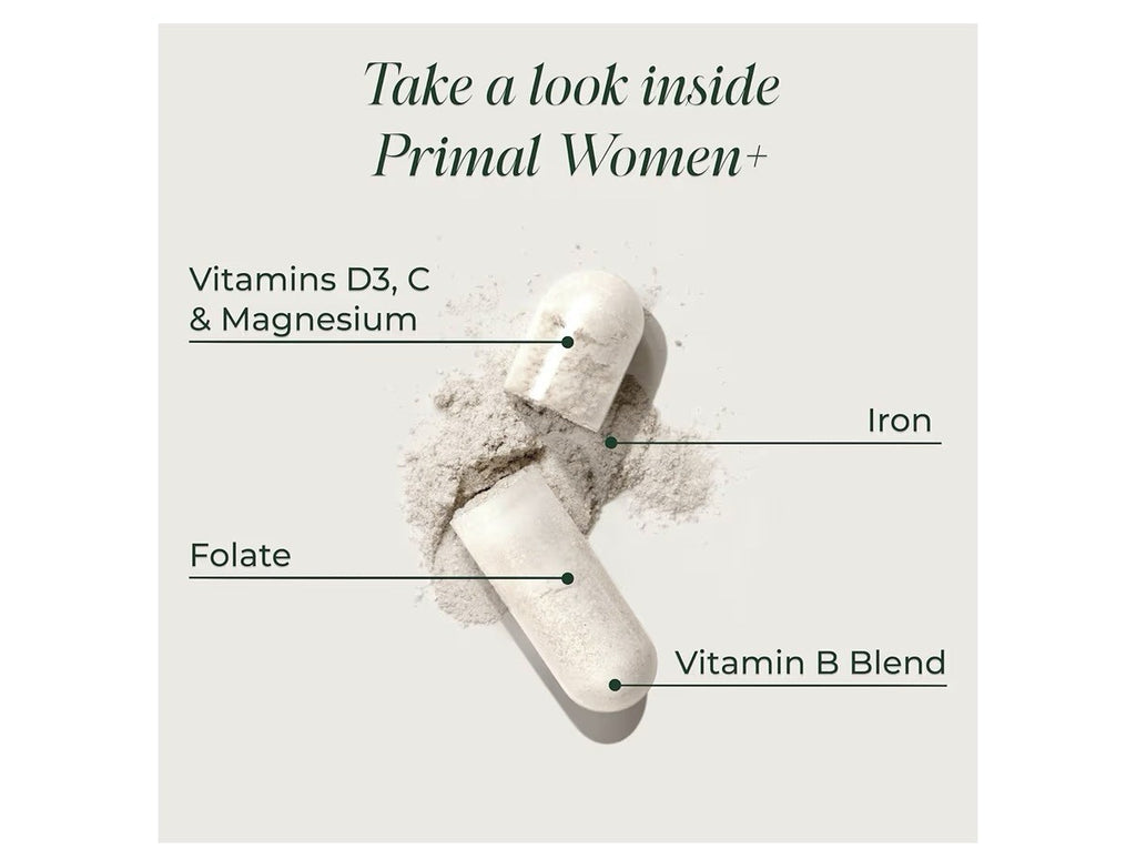 Primal Harvest Women+ Multivitamin All Around Multivitamin Formula 60 Capsules