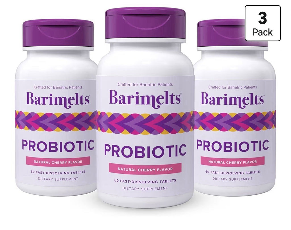 3 Pack Barimelts Probiotic For Women 5 Billion CFU  Natural Cherry Flavor