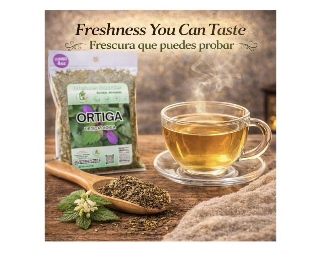 B-Experts Ortiga Herbal Tea Natural URTICA DIOICA Dried Loose Leaf 4 oz