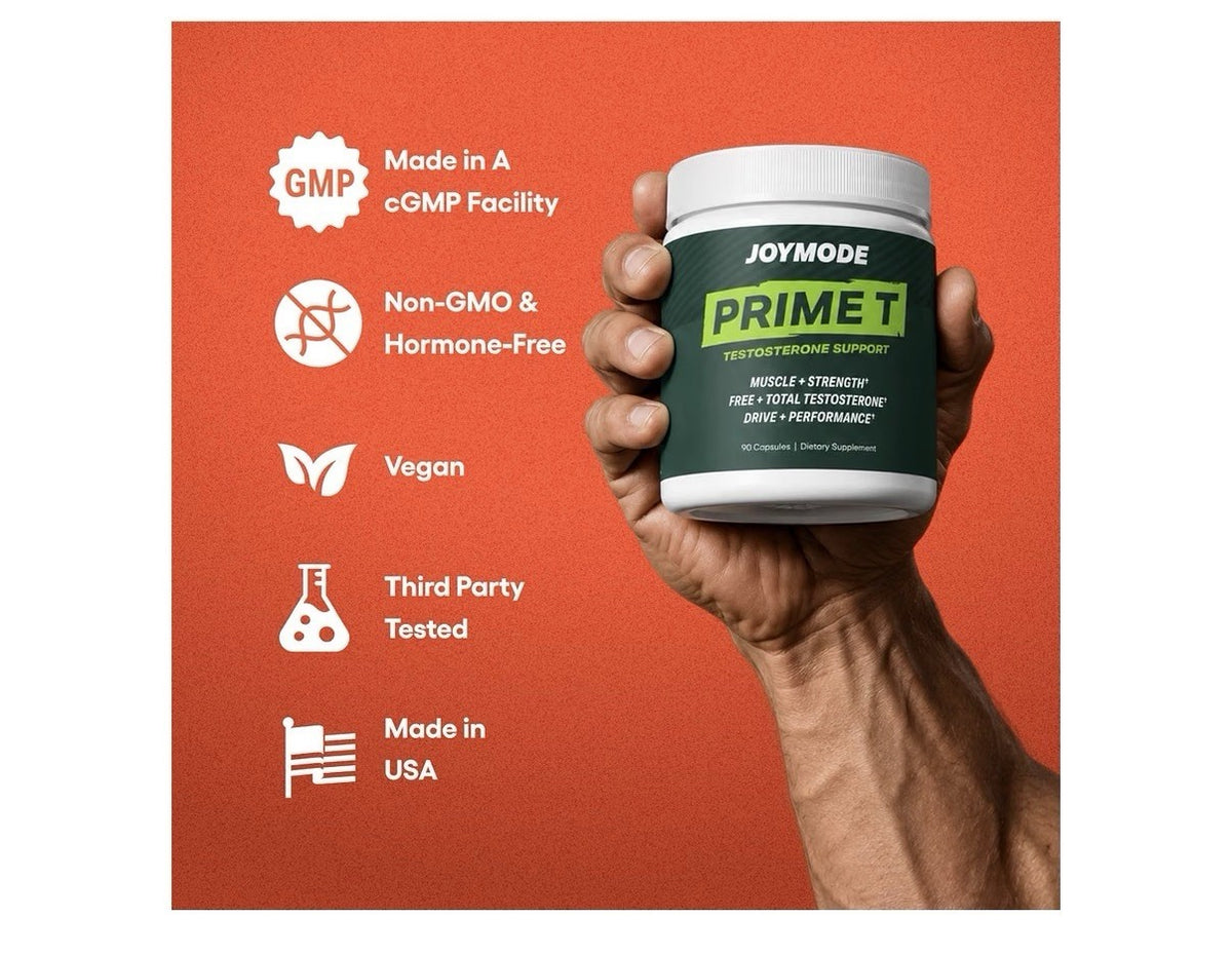 JOYMODE Prime T Testosterone Support Muscle Strength Dive Performance 90 Capsule