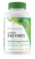 Youngevity Ultimate Enzymes Digestive Support Formula Gas Bloating Relief 120cap