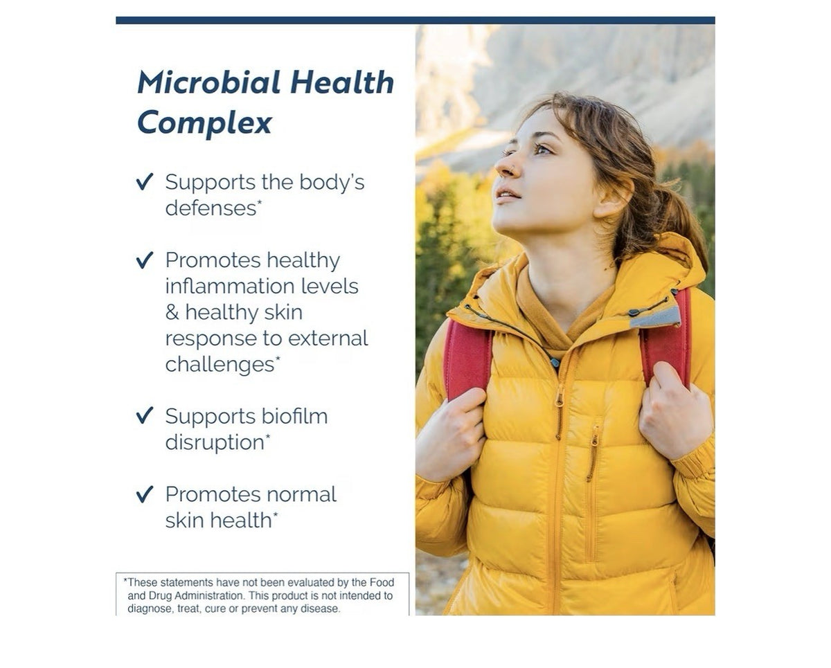 Researched Nutritionals Microbinate Microbial Health Complex Skin Health 120Caps
