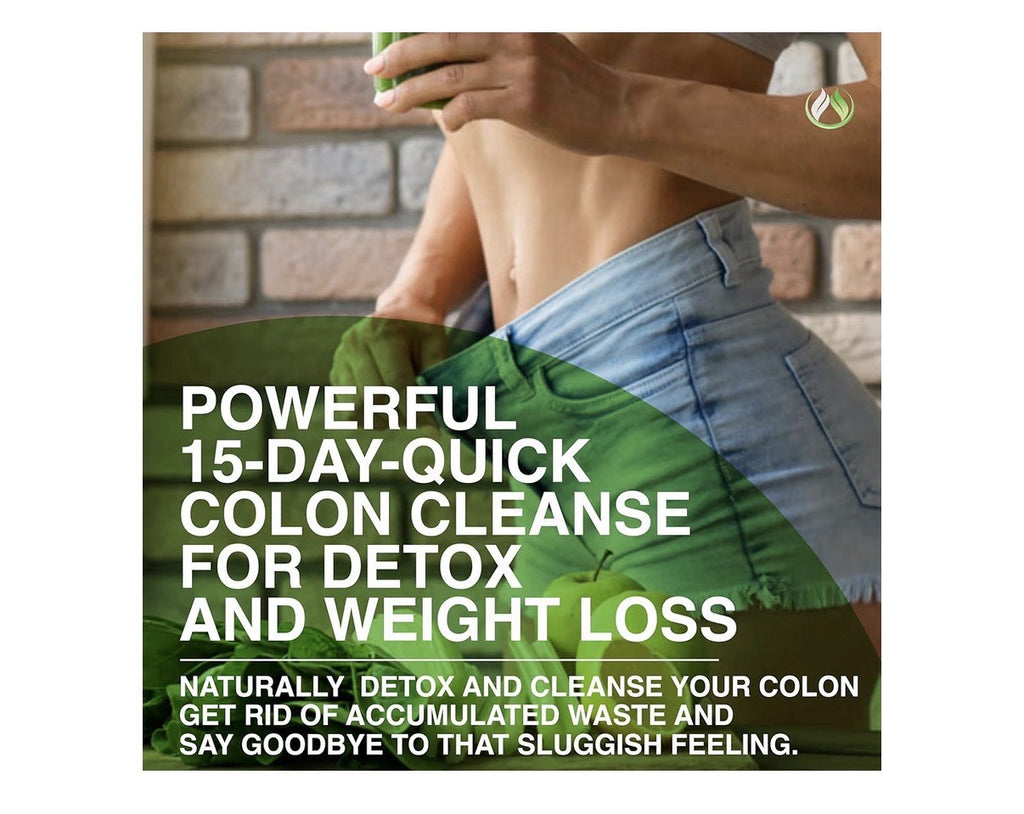 2Pack THE ENCLARE NUTRITION Colon Cleanse 15 Day Detox Flush Cleanse Women & Man