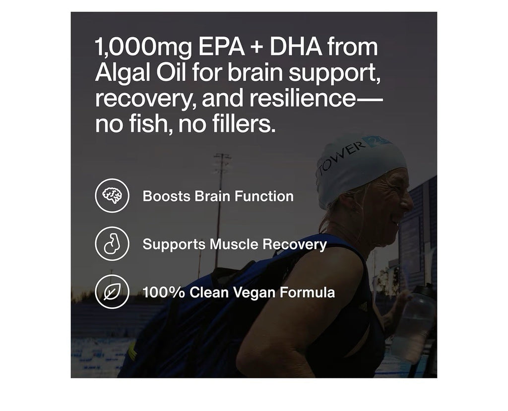 Momentous Vegan Omega-3 Fish Oil Foundational & Cognitive EPA & DHA 60 Capsules
