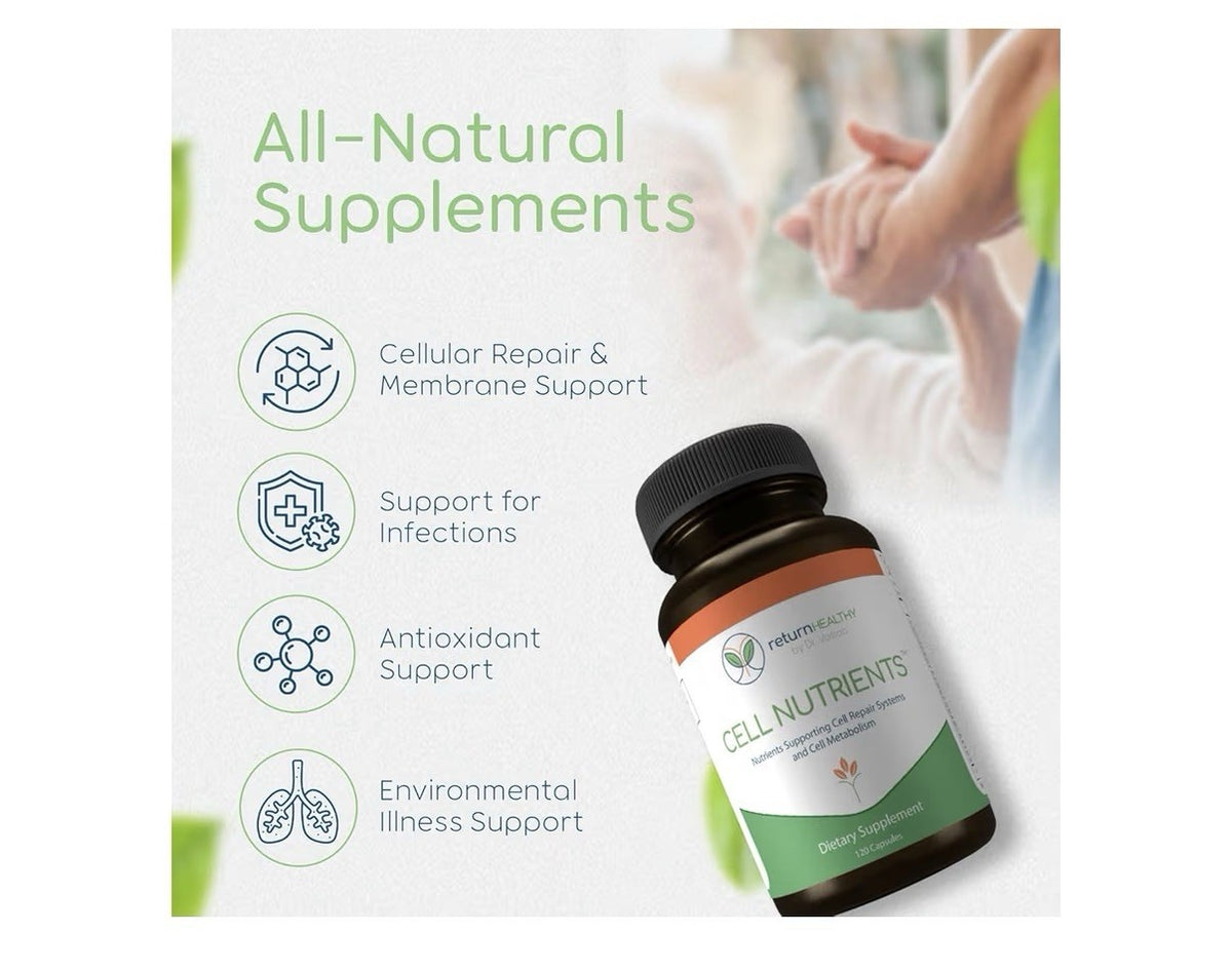 Return Healthy Cell Nutrients Support Cell Repair Systems, Cell Metabolism 120ca