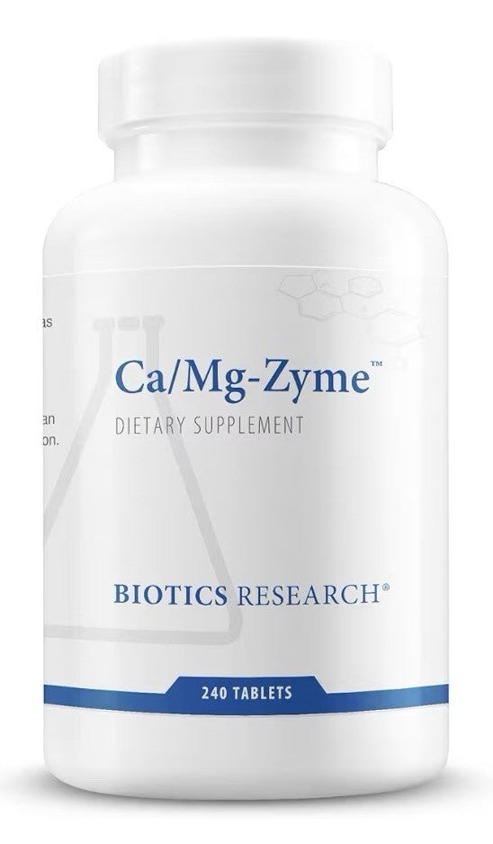 2Pack Biotics Research Ca-Mg-Zyme Calcium Magnesium Formula Bone Nervous Support