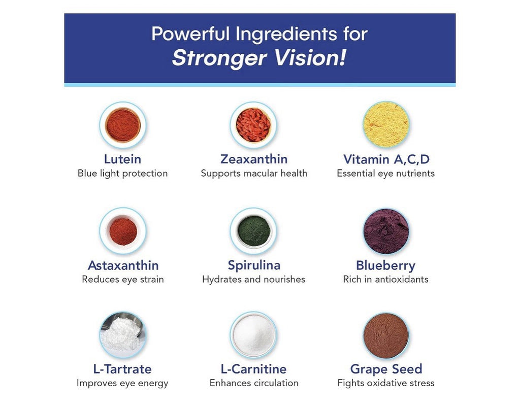 VisiUltra Eye Health Formula 14 Premium Ingredients Clear Vision 3 Pack