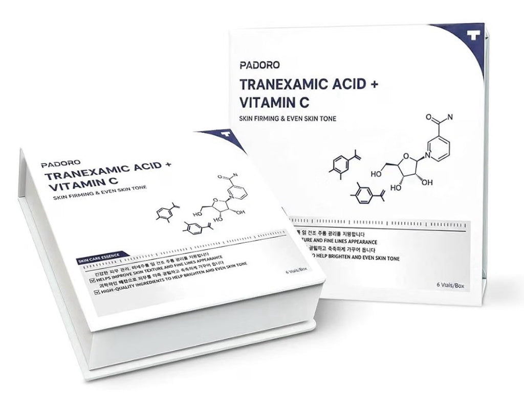 2Pack Padro Tranexamic Acid +Vitamin C Skin Firming Skin Tone Pigmentation serum
