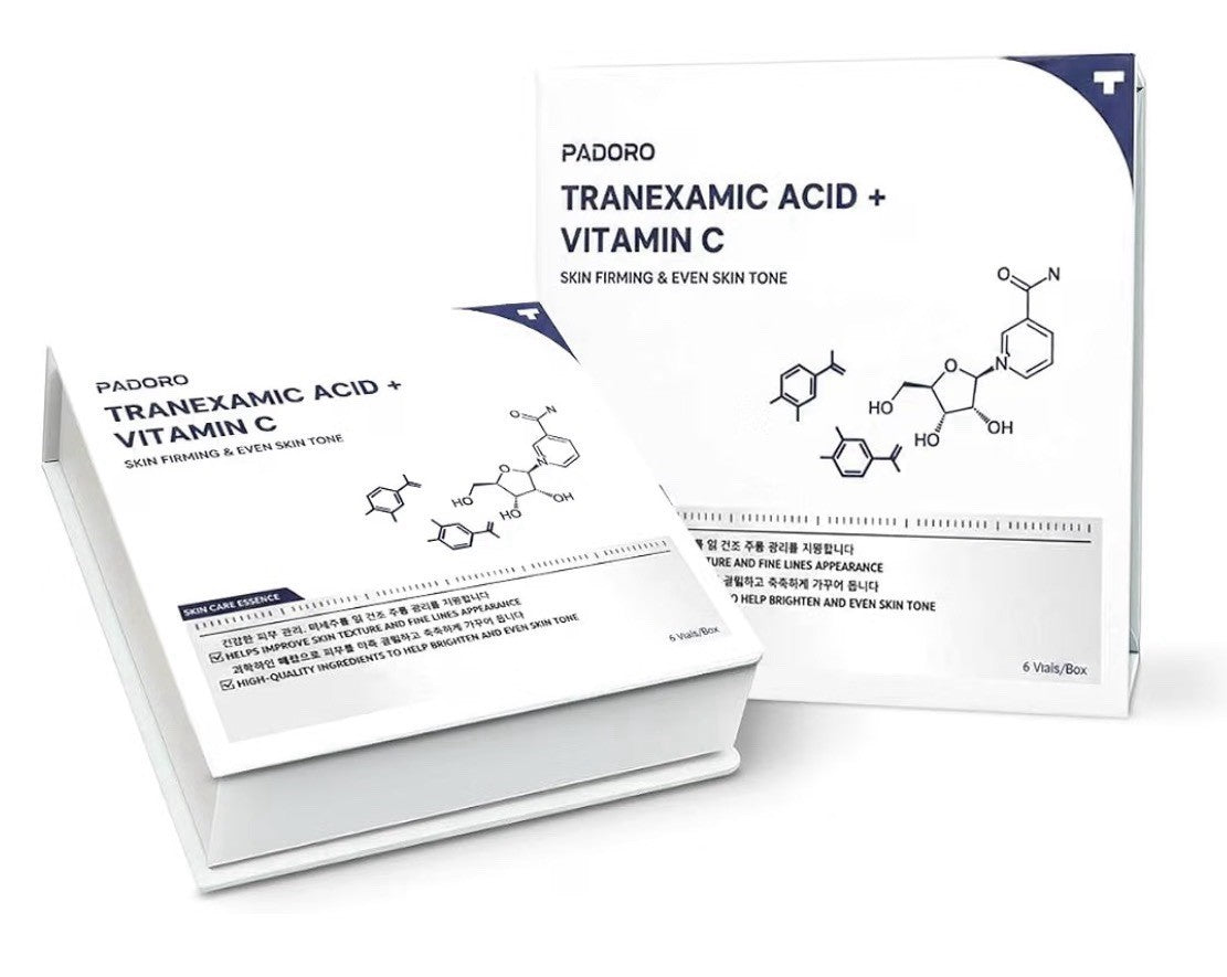 2Pack Padro Tranexamic Acid +Vitamin C Skin Firming Skin Tone Pigmentation serum