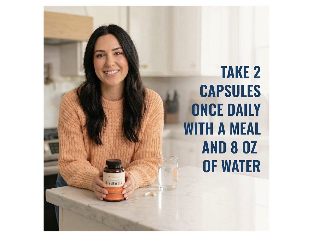 Live Conscious LiverWell Liver Metabolic Support Liver Health Cleanse 60capsules